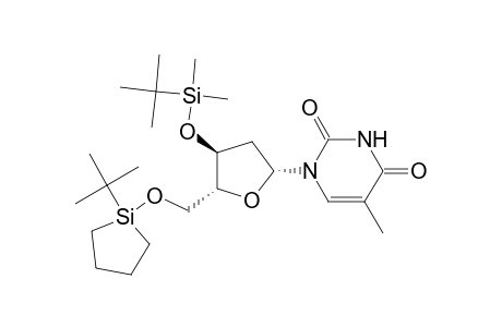 Thymidine, 3'-O-[(1,1-dimethylethyl)dimethylsilyl]-5'-O-[1-(1,1-dimethylethyl)si lacyclopent-1-yl]-
