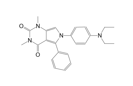 6-[4-(diethylamino)phenyl]-1,3-dimethyl-5-phenyl-1H-pyrrolo[3,4-d]pyrimidine-2,4(3H,6H)-dione