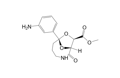 (1R,7R,9R)-7-(3-Aminophenyl)-2-oxo-8,10-dioxa-3-azabicyclo[5.2.1]decane-9-carboxylic acid methyl ester