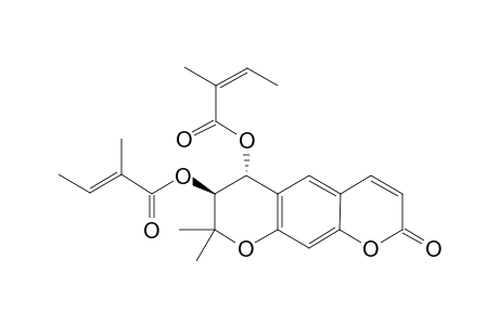3'(S),4'(R)-Biangeloyloxy-3',4'-dihydroxyxanthyletin