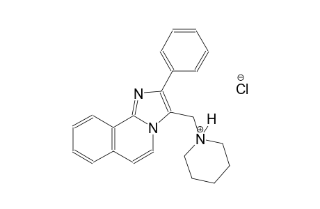piperidinium, 1-[(2-phenylimidazo[2,1-a]isoquinolin-3-yl)methyl]-,chloride