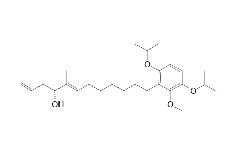 (5E,4R)-12-[3,6-Diisopropoxy-2-methoxyphenyl)-5-methyldodeca-1,5-dien-4-ol