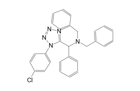 1H-tetrazole-5-methanamine, 1-(4-chlorophenyl)-alpha-phenyl-N,N-bis(phenylmethyl)-
