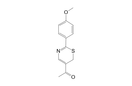 5-ACETO-2-(4-METHOXYPHENYL)-6H-1,3-THIAZINE