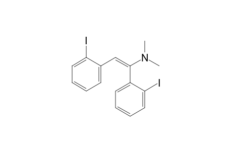 (E)-1,2-bis(2-iodanylphenyl)-N,N-dimethyl-ethenamine