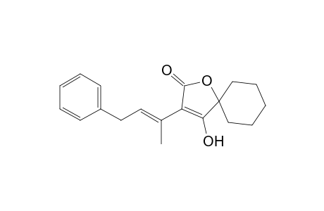 4-Hydroxy-3-[1'-methyl-3'-phenylpropenyl]-1-oxaspiro[4.5]dec-3-en-2-one