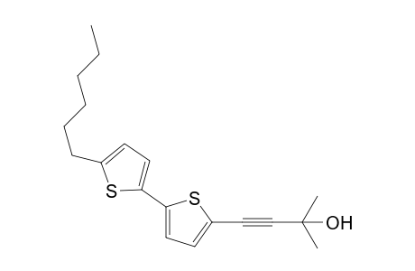 4-(5'-hexyl-[2,2'-bithiophen]-5-yl)-2-methylbut-3-yn-2-ol