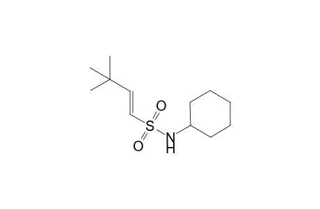 (E)-N-Cyclohexyl-2-(tert-butyl)ethenysulfonamide