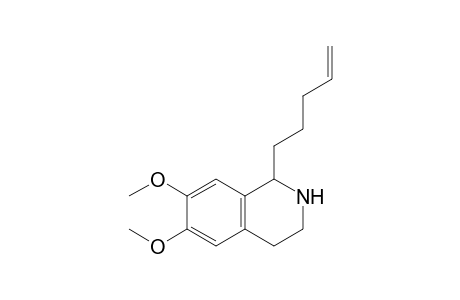 6,7-Dimethoxy-1-(pent-4-enyl)-1,2,3,4-tetrahydroisoquinoline