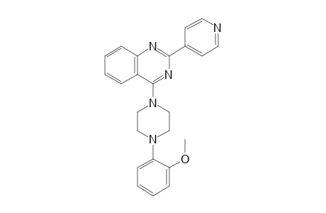 4-[4-(2-Methoxyphenyl)-1-piperazinyl]-2-(4-pyridinyl)quinazoline