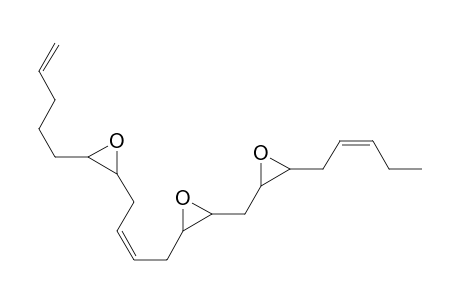 2-[(Z)-pent-2-enyl]-3-[[3-[(Z)-4-(3-pent-4-enyl-2-oxiranyl)but-2-enyl]-2-oxiranyl]methyl]oxirane