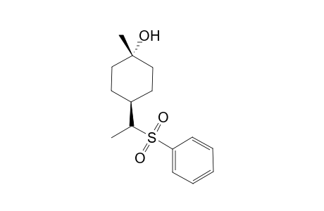 cis-1-Methyl-4-[(1-phenylsulfonyl)ethyl]cyclohexan-1-ol