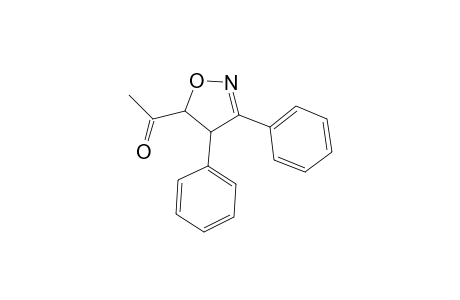 1-(3,4-Diphenyl-4,5-dihydro-5-isoxazolyl)ethanone