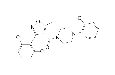 2-(4-{[3-(2,6-dichlorophenyl)-5-methyl-4-isoxazolyl]carbonyl}-1-piperazinyl)phenyl methyl ether