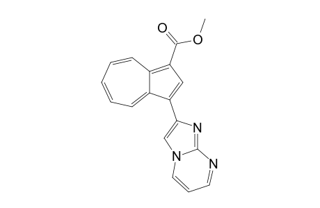 3-(2-imidazo[1,2-a]pyrimidinyl)-1-azulenecarboxylic acid methyl ester