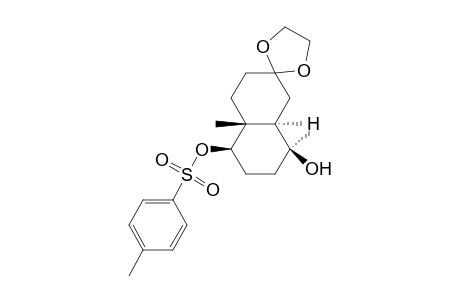 (4'a.alpha.,5'.alpha.,8'.alpha.,8'a.beta.)-octahydro-4'a,8'-dimethylspiro[1,3-dioxolane-2,2'(1'H)-naphthalene]-5',8'-diol 5'-(4-methyl-benzenesulfonate)