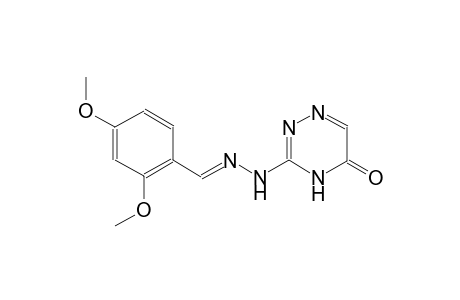 benzaldehyde, 2,4-dimethoxy-, (4,5-dihydro-5-oxo-1,2,4-triazin-3-yl)hydrazone