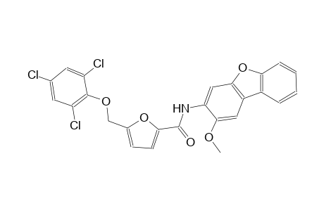 N-(2-methoxydibenzo[b,d]furan-3-yl)-5-[(2,4,6-trichlorophenoxy)methyl]-2-furamide