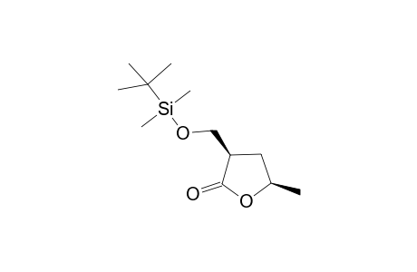 (3R*,5R*)-3-tert-Butyldimethylsiloxymethyl-5-methyltetrahydrofuran-2-one