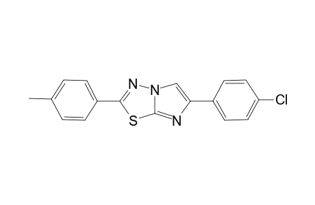 6-(4-Chlorophenyl)-2-(4-methylphenyl)imidazo[2,1-b][1,3,4]thiadiazole