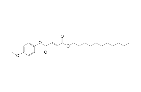 Fumaric acid, 4-methoxyphenyl undecyl ester