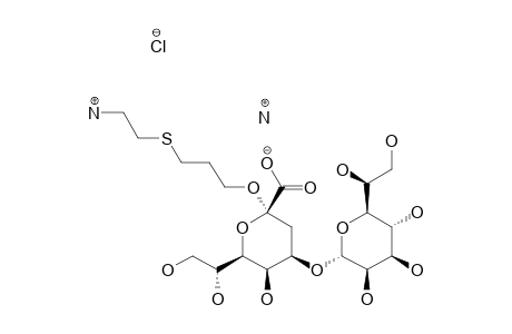 AMMONIUM-[3-(2-AMINOETHYLTHIO)-PROPYL-O-(L-GLYCERO-ALPHA-D-MANNO-HEPTOPYRANOSYL)-(1'->4)-3-DEOXY-ALPHA-D-MANNO-OCT-2-ULOPYRANOSID]-ONATE-HYDROCHLOR