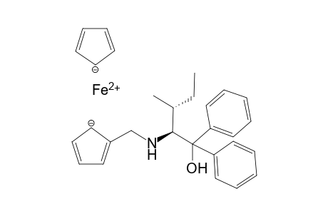 Iron(II) 2-((((2S,3R)-1-hydroxy-3-methyl-1,1-diphenylpentan-2-yl)amino)methyl)cyclopenta-2,4-dien-1-ide cyclopenta-2,4-dien-1-ide