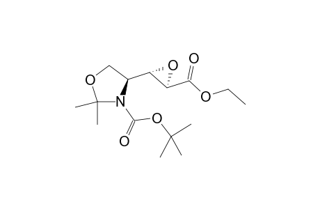 (1'R,2'S,4S)-(E)-2,2-Dimethyl-3-N-(tert-butoxycarbonyl)-4-[3'-(1'-carbethoxy-1',2'-epoxyethyl)oxazolidine
