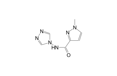 1-methyl-N-(4H-1,2,4-triazol-4-yl)-1H-pyrazole-3-carboxamide