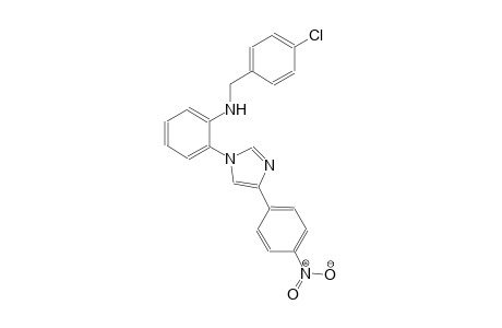 N-(4-chlorobenzyl)-2-[4-(4-nitrophenyl)-1H-imidazol-1-yl]aniline