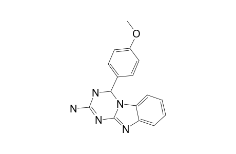 4-(4-METHOXYPHENYL)-3,4-DIHYDRO-[1,3,5]-TRIAZINO-[1,2-A]-BENZIMIDAZOLE-2-AMINE
