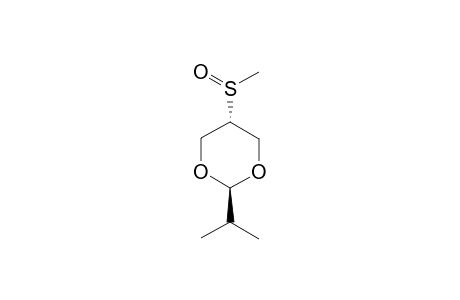 TRANS-2-ISOPROPYL-5-METHYLSULPHINYL-1,3-DIOXANE