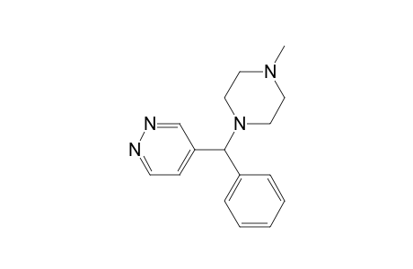 Pyridazine, 4-[(4-methyl-1-piperazinyl)phenylmethyl]-