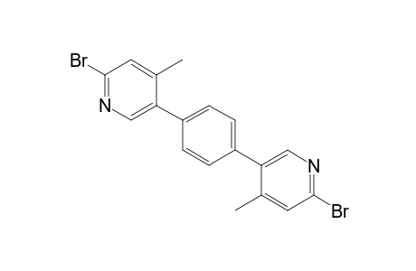 2-bromanyl-5-[4-(6-bromanyl-4-methyl-pyridin-3-yl)phenyl]-4-methyl-pyridine
