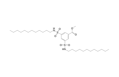 Benzoic acid, 3,5-bis[(dodecylamino)sulfonyl]-, methyl ester