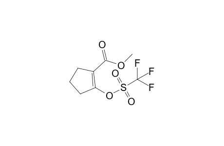 2-(trifluoromethylsulfonyloxy)-1-cyclopentenecarboxylic acid methyl ester