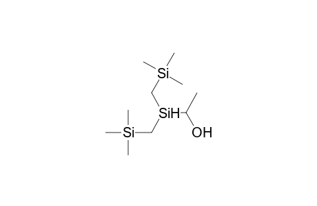 (1-Hydroxyethyl)bis[(trimethylsilyl)methyl]silane