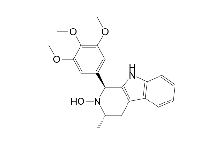 1H-Pyrido[3,4-b]indole, 2,3,4,9-tetrahydro-2-hydroxy-3-methyl-1-(3,4,5-trimethoxyphenyl)-, trans-