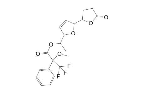 2-[5'-{1"-[(.alpha.-Methoxy-.alpha.-trifluoromethyl)-phenylacetoxy]ethyl}-2',5'-dihydrofuran-2'-yl]-2,3,4,5-tetrafuran-5-one