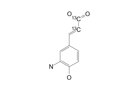 3-(3-AMINO-4-HYDROXYPHENYL)-E-[1.2-(13)-C2]-PROP-2-ENOIC_ACID
