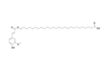 trans-feruloyloxyhexacosanoic acid