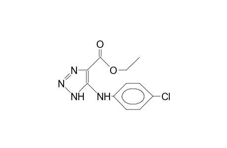 5-(4-Chloro-anilino)-1,2,3-triazole-4-carboxylic acid, ethyl ester