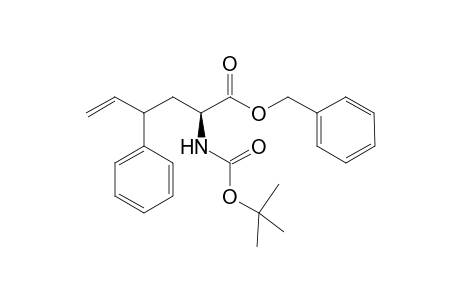 Benzyl 2(S)-(tert-Butoxycarbonyl)amino]-4(R/S)-phenylhex-5-enoate
