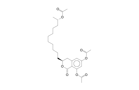 (3R,10'S)-3-(10'-ACETOXYUNDECYL)-6,8-DIACETOXY-3,4-DIHYDROISOCOUMARIN