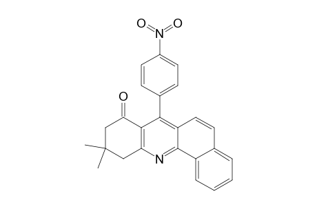 10,10-dimethyl-7-(4-nitrophenyl)-9,11-dihydronaphtho[1,2-b]quinolin-8-one