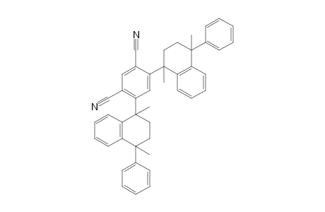4,6-Di(1,4-dimethyl-4-phenyl-1,2,3,4-tetrahydro-1-naphthyl)-1,3-benzenedicarbonitrile