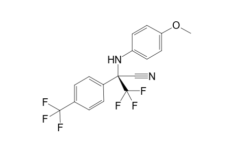 (S)-3,3,3-Trifluoro-2-((4-methoxyphenyl)amino)-2-(4-(trifluoromethyl)phenyl)propanenitrile