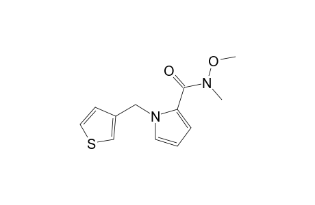 1-(Thiophen-3-ylmethyl)pyrrole-2-carboxyylic acid methoxy methyl amide