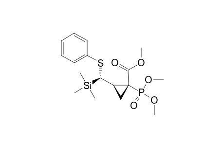 METHYL-R-1-(DIMETHOXYPHOSPHORYL)-C-2-[(PHENYLTHIO)-(TRIMETHYLSILYL)-METHYL]-1-CYCLOPROPANECARBOXYLATE