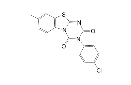 3-(4-chlorophenyl)-8-methyl-2H-[1,3,5]triazino[2,1-b][1,3]benzothiazole-2,4(3H)-dione